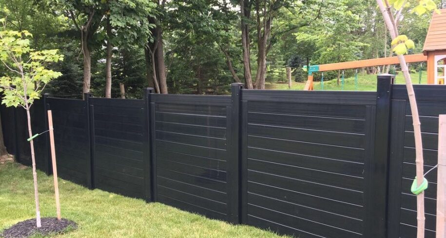Black Vinyl fence