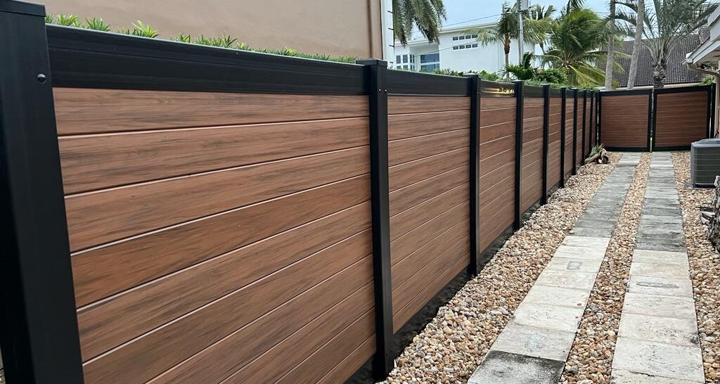 Horizontal PVC Fence